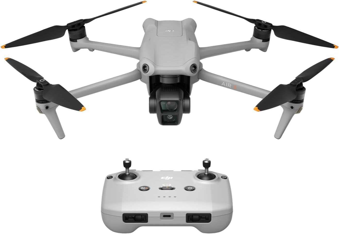 DJI Air 3 (con DJI RC-N2), drone con doppia fotocamera principale media e grandangolare, autonomia di 46 min, rilevamento ostacoli omnidirezionale - Scopri l'innovazione di alta qualità - a soli 987€