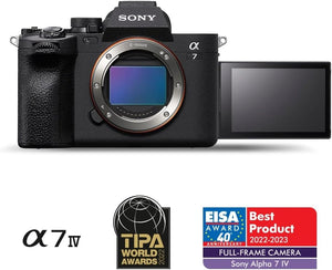 Sony Alpha 7 IV, Fotocamera Mirrorless Full-Frame,33 MP, Real-time Eye Autofocus, 10 fps, 4K60p, schermo orientabile e ad apertura laterale, Nero - Scopri l'innovazione di alta qualità - a soli 2260€
