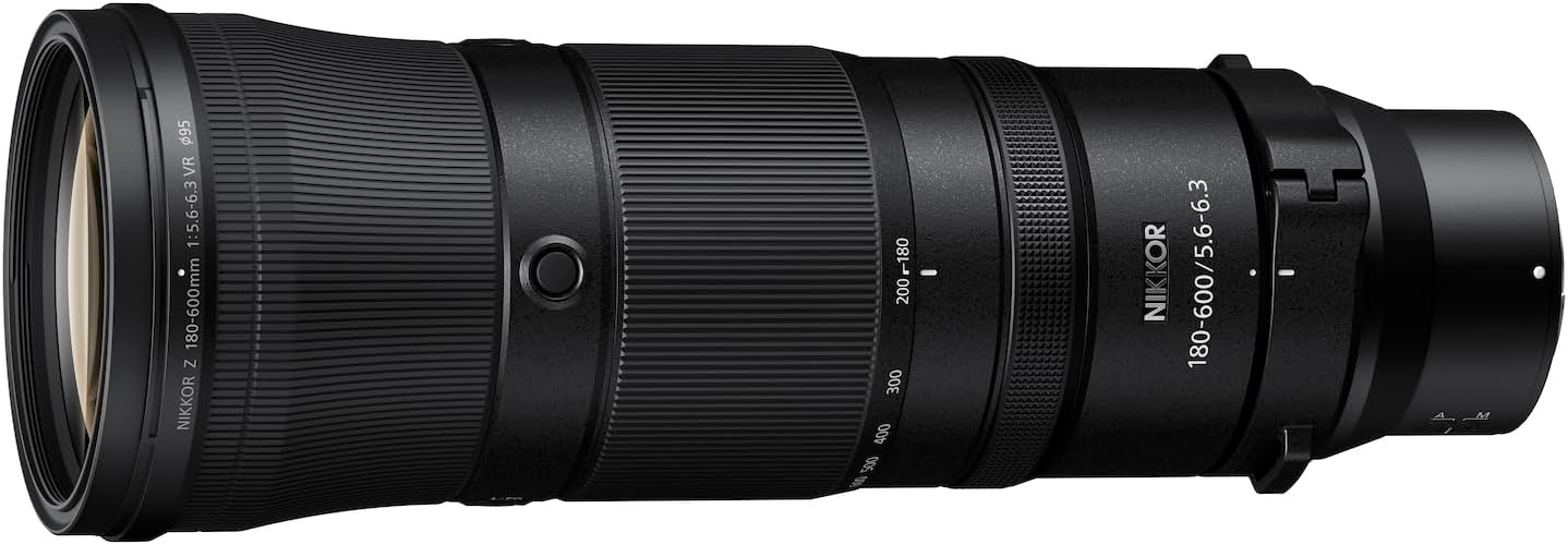 Nikon NIKKOR Z 180-600mm f/5.6-6.3 VR, Teleobiettivo Zoom a Pieno Formato, FX Mirrorless, Portatile, Nero, Nital Card - Scopri l'innovazione di alta qualità - a soli 1849€