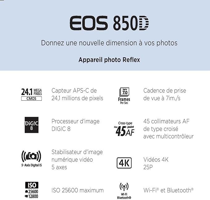 Canon EEOS 850D + EF-S 18-135mm f/3.5-5.6 IS USM kit - Scopri l'innovazione di alta qualità - a soli 1129€
