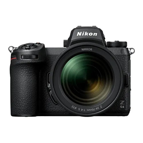 Nikon Z6II +24/70 f/4 S Fotocamera Mirrorless Full Frame, CMOS FX da 24.5 MP, 273 Punti AF, Mirino OLED da 3.690k Punti Quad VGA, 4K, LCD 3.2", Nero - Scopri l'innovazione di alta qualità - a soli 2216€