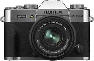 FUJIFILM X-T30 II | FUJINON XC15-45mmF3.5- 5.6 OIS PZ Kit Argento - Scopri l'innovazione di alta qualità - a soli 1284€