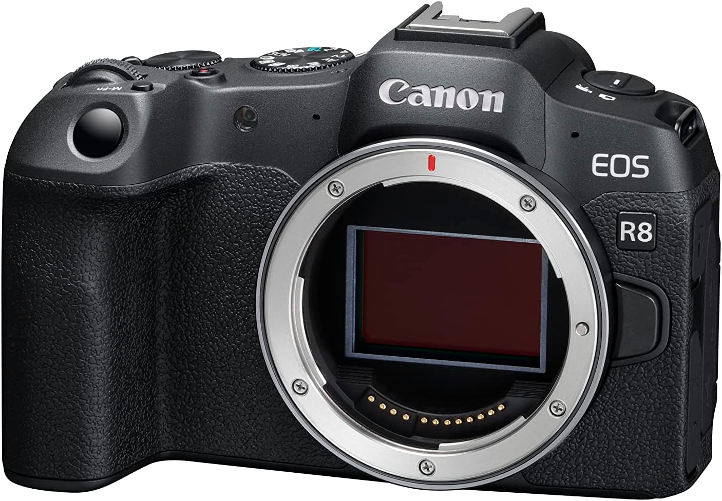 Canon Fotocamera mirrorless EOS R8 full-frame (solo corpo) con 24,2 MP, video 4K, processore di immagini DIGIC X (nero) - Scopri l'innovazione di alta qualità - a soli 1410€