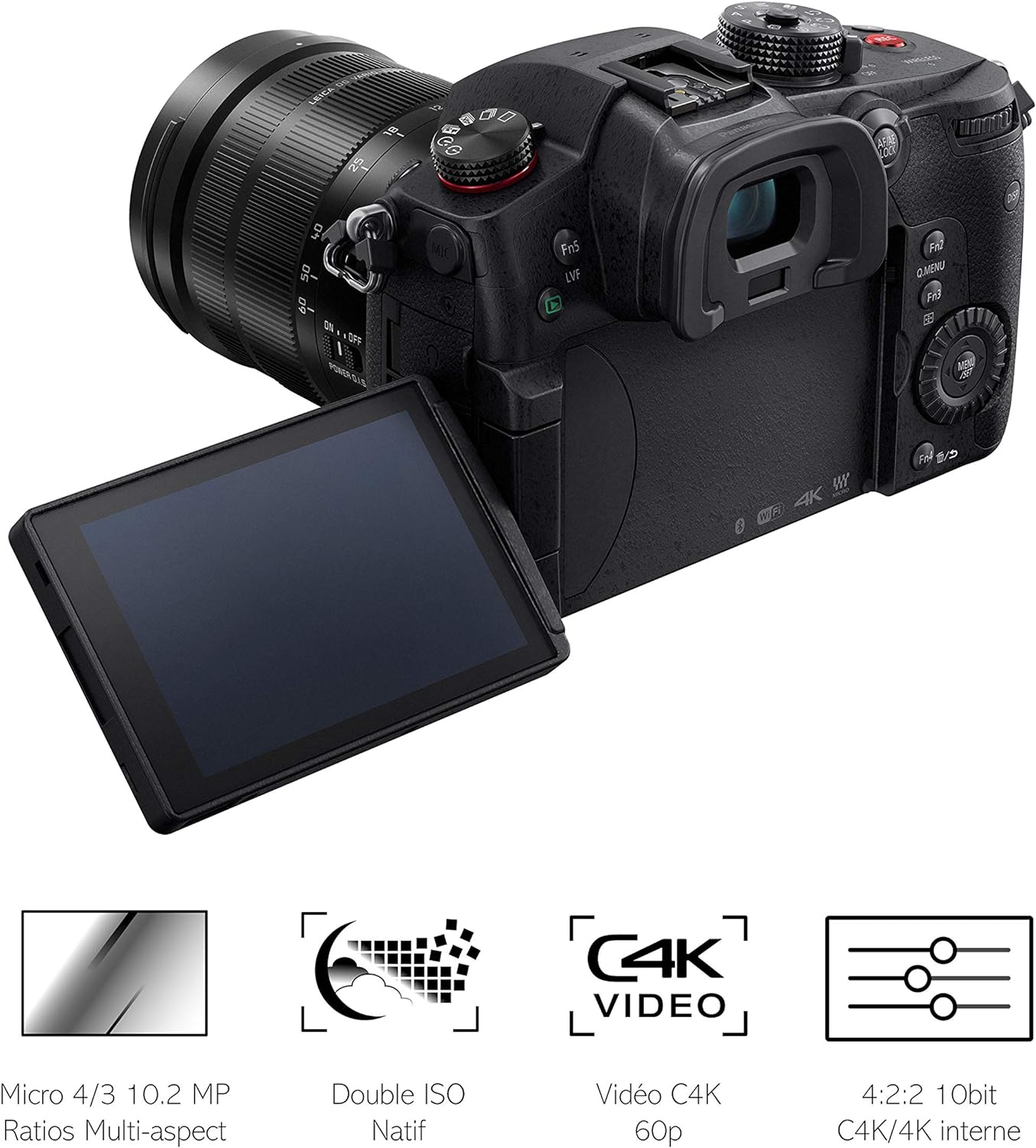 Panasonic Lumix DC-GH5S Fotocamera Digitale Mirrorless da 10 MP, Sensore LIVE MOS MFT, Nero - Scopri l'innovazione di alta qualità - a soli 1578€