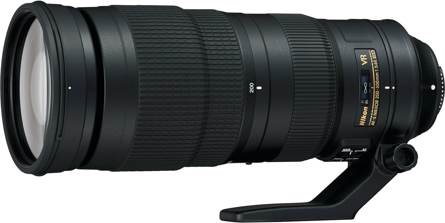 Nikon AF-S Nikkor 200–500 mm f/5.6E ED VR Teleobiettivo Zoom in Formato FX, Nero - Scopri l'innovazione di alta qualità - a soli 1175€