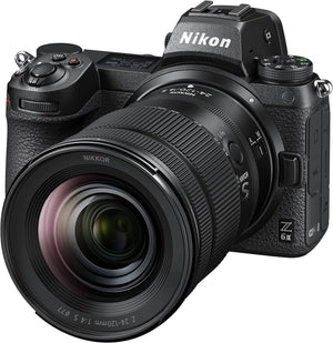Nikon Z6II +24/120 f/4 S Fotocamera Mirrorless Full Frame, CMOS FX da 24.5 MP, 273 Punti AF, Mirino OLED da 3.690k Punti Quad VGA, 4K, LCD 3.2", Nero - Scopri l'innovazione di alta qualità - a soli 2677€