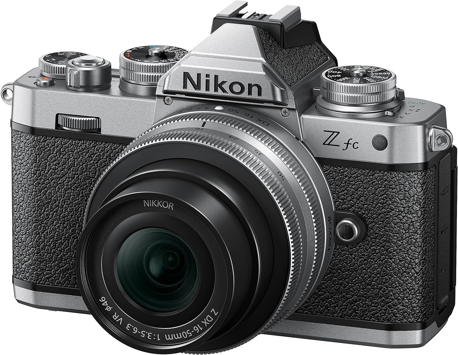 Nikon Z fc KIT Z DX 16-50 mm 1:3.5-6.3 VR Silver Edition (20.9 MP, mirino OLED con 2.36 milioni di pixel, 11 fotogrammi al secondo) - Scopri l'innovazione di alta qualità - a soli 1097€