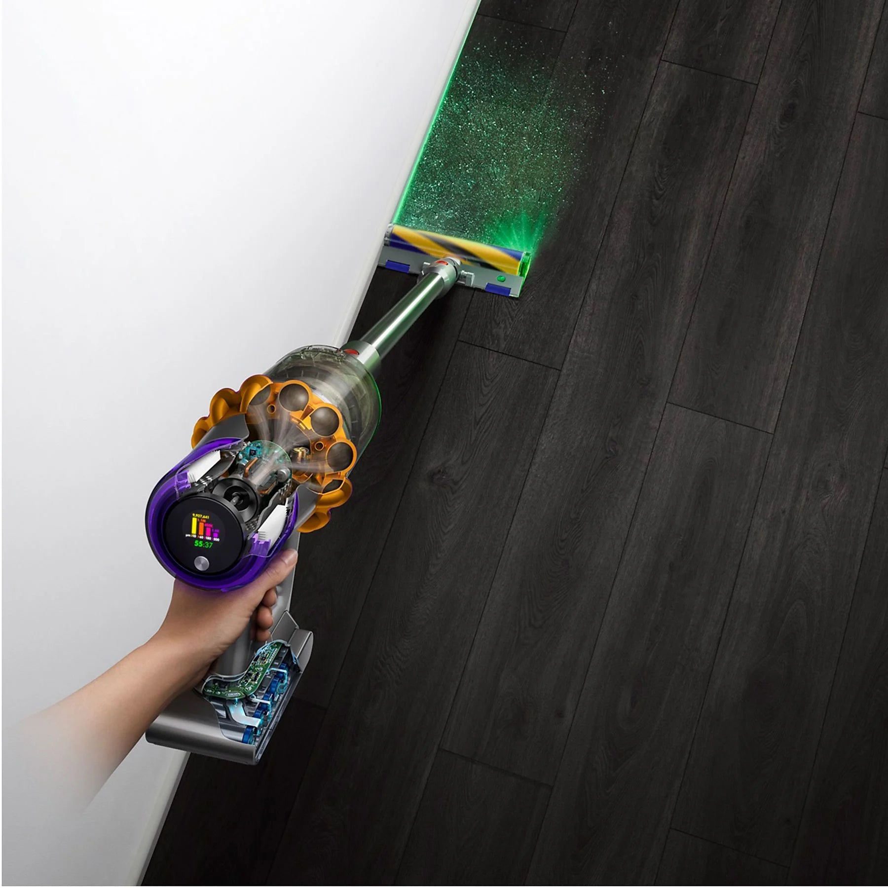 DYSON V15 Detect Absolute scopa elettrica senza filo, Senza sacco, 660 W - Scopri l'innovazione di alta qualità - a soli 624€