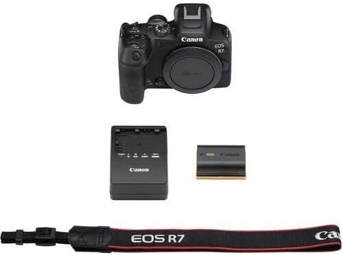 Canon EOS R7 APS-C mirrorless, body (32,5 Mp, fino a 15 fps, DIGIC X, video 4K UHD fino 60p, Dual Pixel CMOS Auto Focus II - Scopri l'innovazione di alta qualità - a soli 1285€