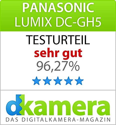 Panasonic Lumix DC-GH5 Fotocamera Digitale Mirrorless, 20.3 MP, Sensore MOS Digital Live, Registrazione video 4K/60p, Foto 6k 30 Fps & 4k 60 Fps - Scopri l'innovazione di alta qualità - a soli 1284€