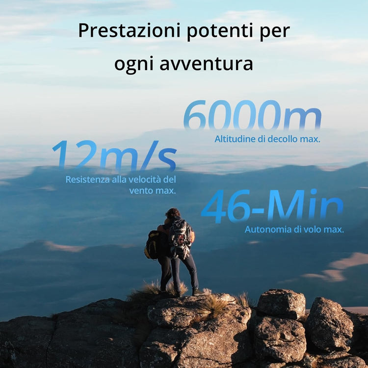 DJI Air 3 (con DJI RC-N2), drone con doppia fotocamera principale media e grandangolare, autonomia di 46 min, rilevamento ostacoli omnidirezionale - Scopri l'innovazione di alta qualità - a soli 987€