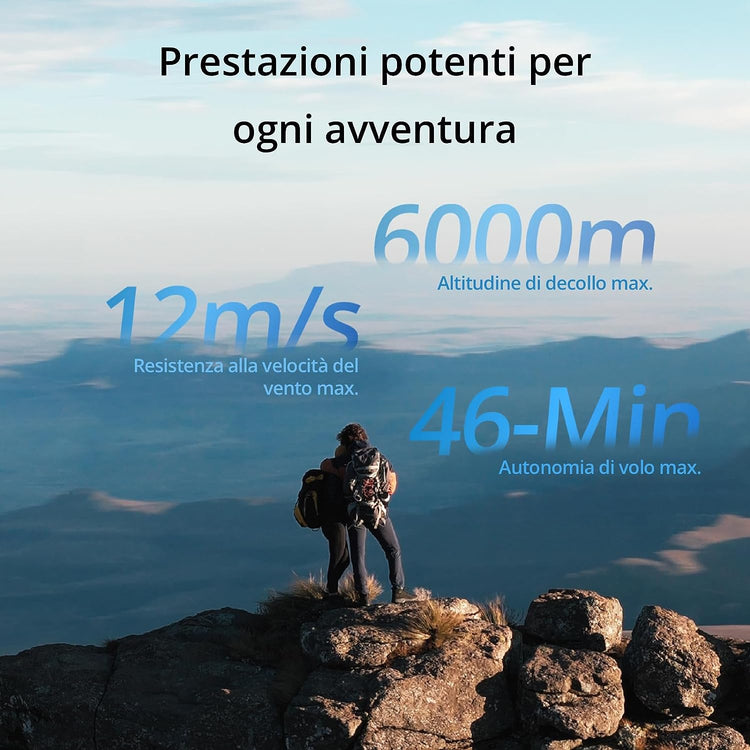 DJI Air 3 Fly More Combo con DJI RC 2 radiocomando con schermo), drone con doppia fotocamera principale media e grandangolare 4K HDR - Scopri l'innovazione di alta qualità - a soli 1410€