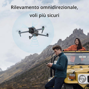 DJI Air 3 Fly More Combo con DJI RC 2 radiocomando con schermo), drone con doppia fotocamera principale media e grandangolare 4K HDR - Scopri l'innovazione di alta qualità - a soli 1410€