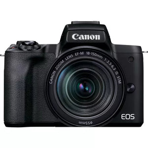 Fotocamera mirrorless Canon EOS M50 Mark II, Nero + obiettivo EF-M 18-150mm f/3.5-6.3 IS STM - Scopri l'innovazione di alta qualità - a soli 1159€