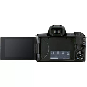 Fotocamera mirrorless Canon EOS M50 Mark II, Nero + obiettivo EF-M 18-150mm f/3.5-6.3 IS STM - Scopri l'innovazione di alta qualità - a soli 1159€