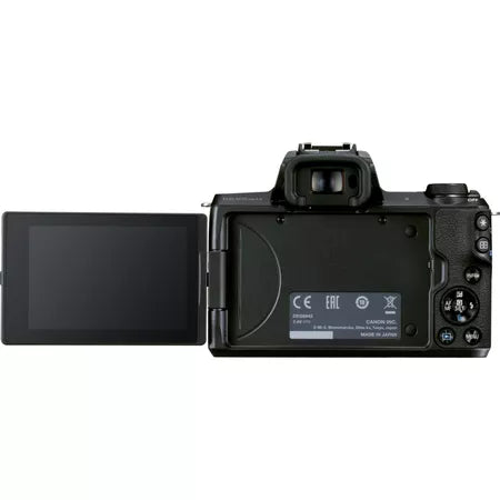 Fotocamera mirrorless Canon EOS M50 Mark II, Nero + obiettivo EF-M 18-150mm f/3.5-6.3 IS STM - Scopri l'innovazione di alta qualità - a soli 1159€