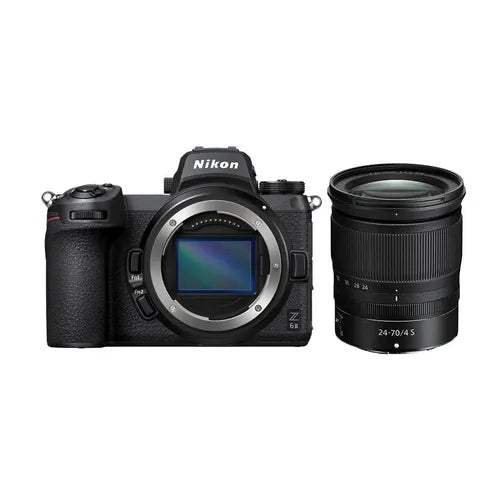 Nikon Z6II +24/70 f/4 S Fotocamera Mirrorless Full Frame, CMOS FX da 24.5 MP, 273 Punti AF, Mirino OLED da 3.690k Punti Quad VGA, 4K, LCD 3.2", Nero - Scopri l'innovazione di alta qualità - a soli 2216€