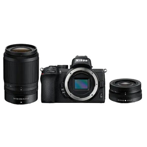 Nikon Z50 + Z DX 16-50VR+50-250VR Fotocamera Mirrorless, CMOS DX da 20.9 Mp, Sistema Hybrid-AF, Nero - Scopri l'innovazione di alta qualità - a soli 1223€
